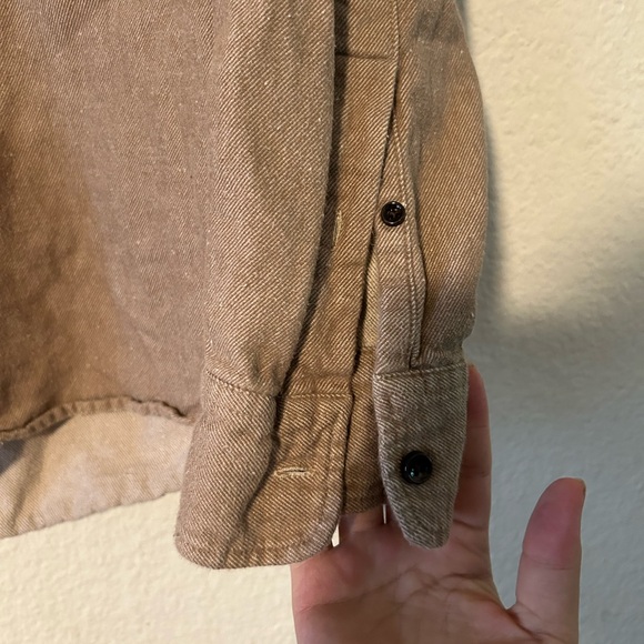 Taylor Stitch Casual Brown Button-Down Shirt SZ 38 Cotton Minimal Lumberjack - Picture 4 of 11